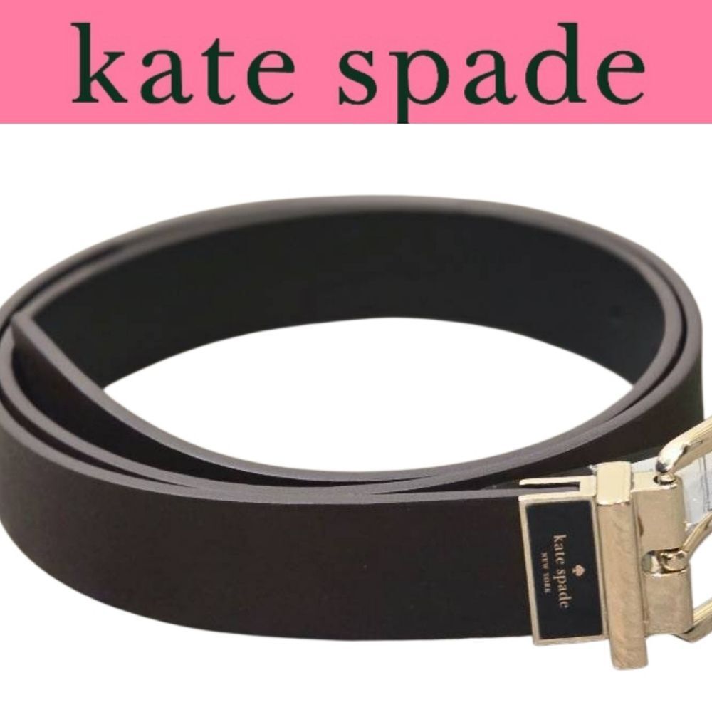 Kate Spade New York Reversible Logo Plate Belt